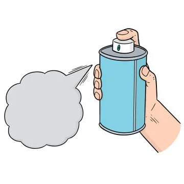 Vector of spray can Stock Illustration