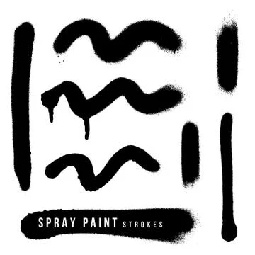 Vector spray paint splatter texture. Stock Illustration