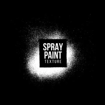 Vector spray paint splatter texture. Illustrazione stock