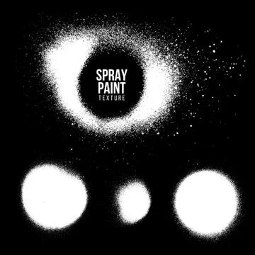 Vector spray paint splatter texture. Stock-Illustration