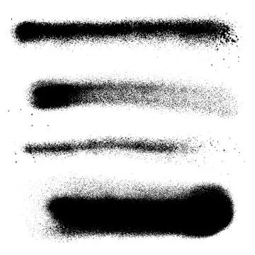 Vector spray paint splatter texture. Stock Illustration