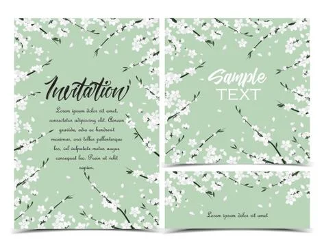 Vector spring blossom Stock Illustration