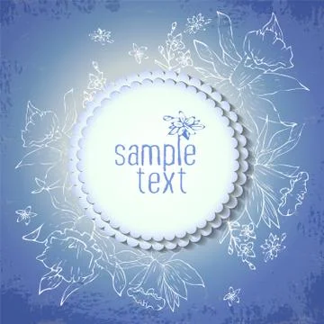 Vector Spring flowers of daffodilsbanner Stock Illustration