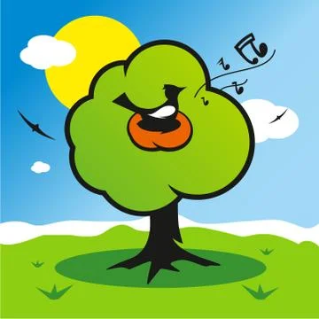 Vector spring illustration Illustrazione stock