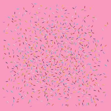 Vector sprinkles lines Illustrazione stock