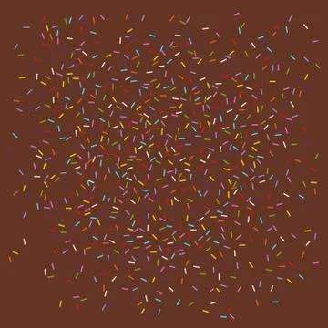 Vector sprinkles lines Illustrazione stock
