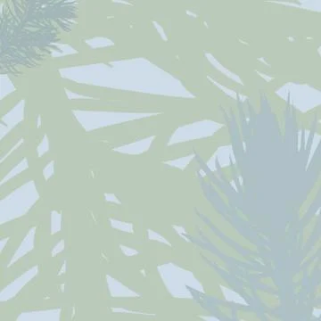 Vector spruce pattern. Green, blue, gray. Nature. Stock Illustration