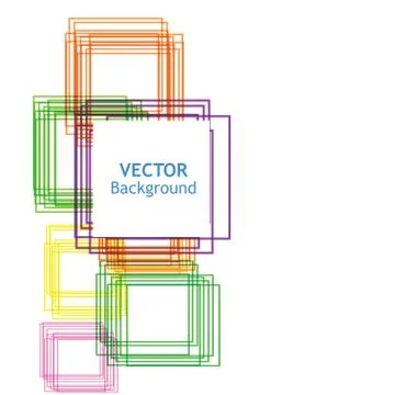 Vector Square background Stock Illustration