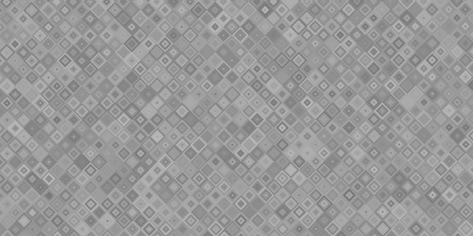 Vector square pattern. Grey dragon scale. Fish texture. Grery skin background Stock Illustration