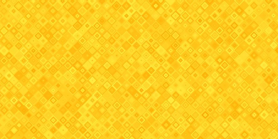 Vector square pattern. Yellow dragon scale. Fish texture. Gold skin backgro.. 库存插图