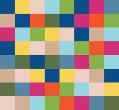 Vector Square Patterns Stock Illustration