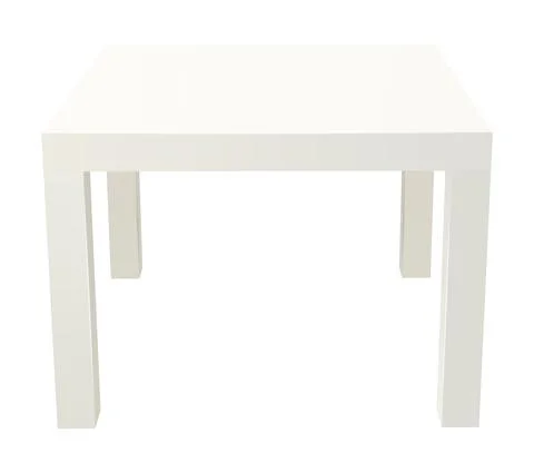 Vector square side table illustration Stock Illustration