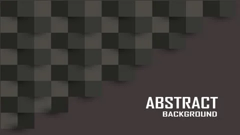 Vector Squares Abstract Background. Science Technology Three Dimensional Bl.. Stock Illustration