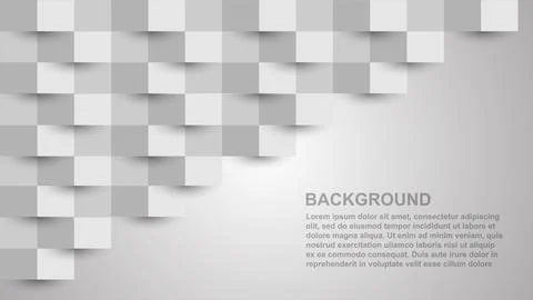 Vector Squares Abstract Background. Science Technology Three Dimensional Bl.. Stock Illustration