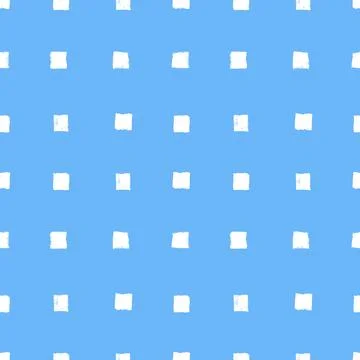 Vector squares pattern. Blue white background Stock Illustration