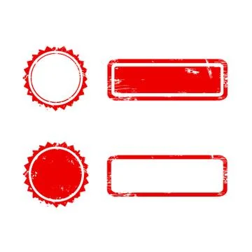 Vector Stamp without text Stock Illustration