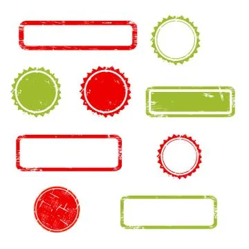 Vector Stamp without text Stock Illustration