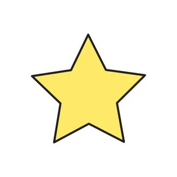 Vector star icon. Eps10 Stock Illustration