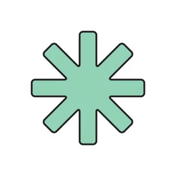 Vector star icon. Eps10 Stock Illustration