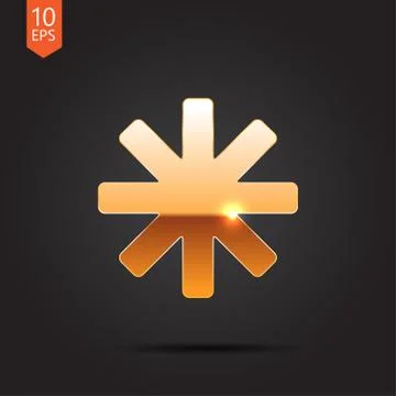 Vector star icon. Eps10 Stock Illustration