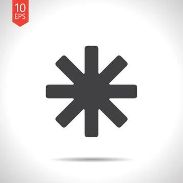 Vector star icon. Eps10 Stock Illustration