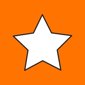 Vector star icon. Eps10 Stock Illustration