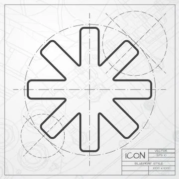 Vector star icon Stock Illustration