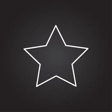 Vector star icon Stock Illustration