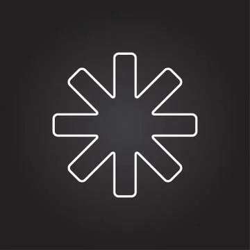 Vector star icon Stock Illustration