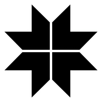 Vector star icon isolated on white background, silhouette web and mobile symbol Ilustración de archivo