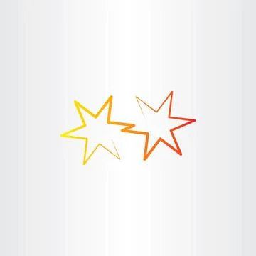 Vector star icon sign illustration Stock-Illustration