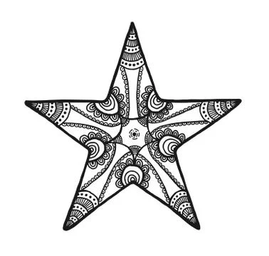 Vector of Star Illustrazione stock
