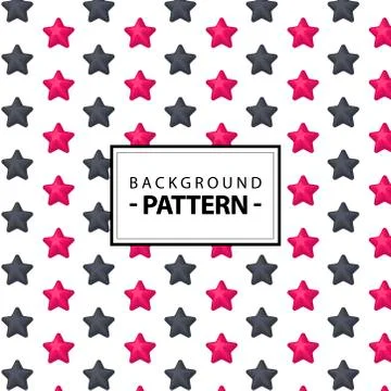 Vector star pattern Illustrazione stock