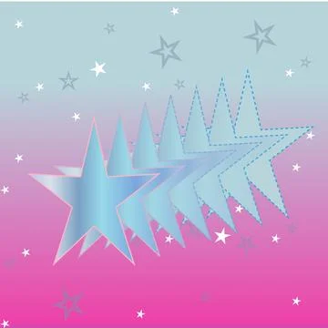 Vector star stars pattern design 스톡 일러스트