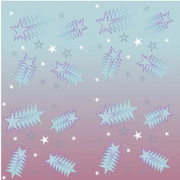 Vector star stars pattern design Illustrazione stock