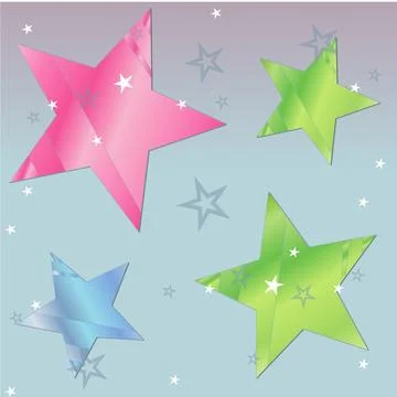 Vector star stars pattern design Stock Illustration