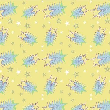 Vector star stars pattern design Stock Illustration