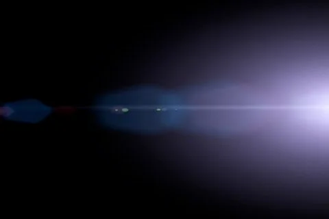 Vector star, sun with lens flare Stock Illustration