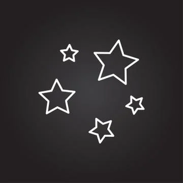 Vector stars icon Stock Illustration