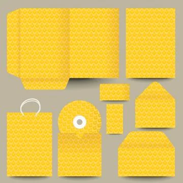 Vector stationery design Stock Illustration
