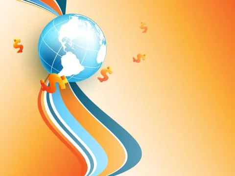 Vector statistic template Stock Illustration