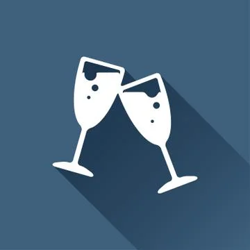 Vector stemware icon Stock Illustration