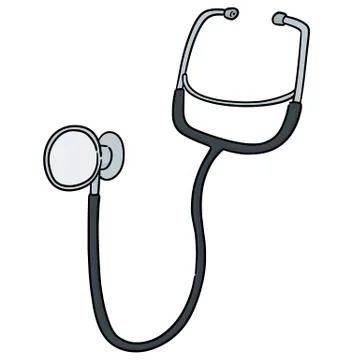 Vector of stethoscope Illustrazione stock
