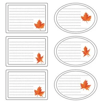 Vector sticker for notebook Stock Illustration