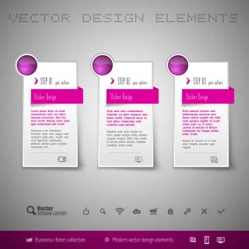 Vector Stickers Stock Illustration