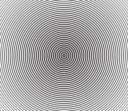 Vector stock abstract gradient background with black circle lines halftone Stock Illustration