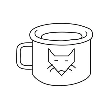 Vector stock illustration with single object: interior element, hand drawn,.. Stock Illustration