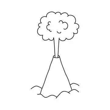 Vector stock illustration with single object, hand drawn, doodle style. Stock Illustration