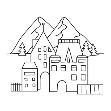 Vector stock illustration with single object, hand drawn, doodle style. Stock Illustration