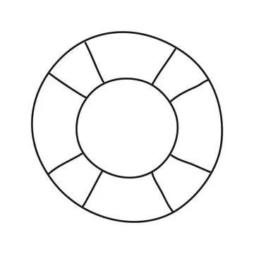 Vector stock illustration with single object, hand drawn, doodle style. Stock Illustration